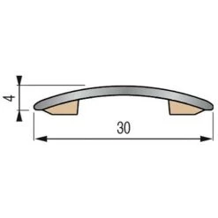 Seuil Presto Adhésivé Plat Td