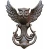 Heurtoir De Porte Hibou, Portes De Maison En Fonte, Poignée De Porte Décorative De Style Ancien Hibou Vintage Pour Votre Jardin/maison En Bois/ferme - Marron