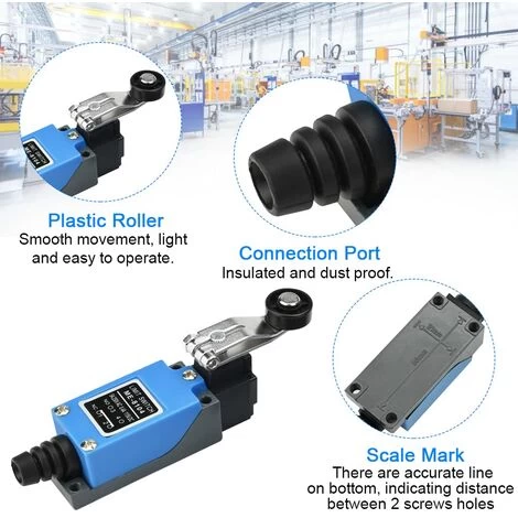 DENUOTOP 2 Pcs Interrupteur Fin De Course ME-8108 Contacteur Fin De Course AC250V Fin De Course Telemecanique Contact De Fin De Course Switch Fin De Course Pour Machine Automatique Industrie 2 DENUOTOP 2 Pcs Interrupteur Fin De Course ME-8108 Contacteur Fin De Course AC250V Fin De Course Telemecanique Contact De Fin De Course Switch Fin De Course Pour Machine Automatique Industrie – Image 2