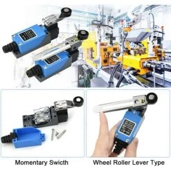 DENUOTOP 2 Pcs Interrupteur Fin De Course ME-8108 Contacteur Fin De Course AC250V Fin De Course Telemecanique Contact De Fin De Course Switch Fin De Course Pour Machine Automatique Industrie 7 DENUOTOP 2 Pcs Interrupteur Fin De Course ME-8108 Contacteur Fin De Course AC250V Fin De Course Telemecanique Contact De Fin De Course Switch Fin De Course Pour Machine Automatique Industrie -Portes Et Fenêtres Magasin 65887766 3