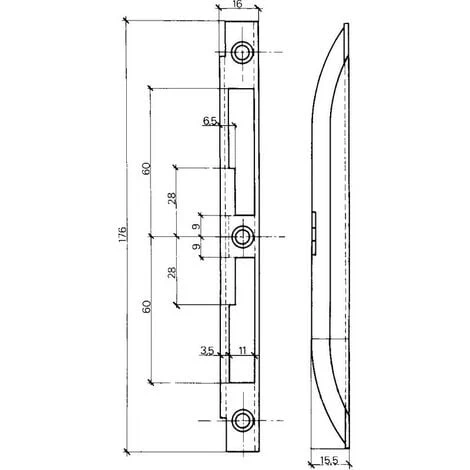 Gâche Série E-11955 BQ017746/AF381740/FEC6749 4 Gâche Série E-11955 BQ017746/AF381740/FEC6749 – Image 4