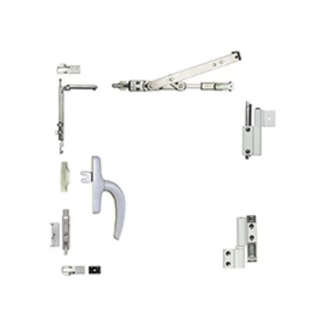 Kit Oscillo-battant Complet Galicube 1V FAPIM à Crémone Nefer Midi - Compas Court 402 à 750 Mm - Argent - 1330AA-G6 1 Kit Oscillo-battant Complet Galicube 1V FAPIM à Crémone Nefer Midi - Compas Court 402 à 750 Mm - Argent - 1330AA-G6