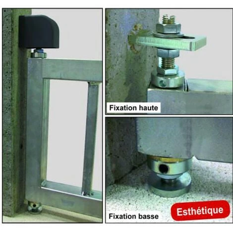 Pivot De Portail Acier Avec Seuil Fixé à La Résine - Carré 25 X 25 Mm - Kit Fixation Haute Et Basse 1 Pivot De Portail Acier Avec Seuil Fixé à La Résine - Carré 25 X 25 Mm - Kit Fixation Haute Et Basse