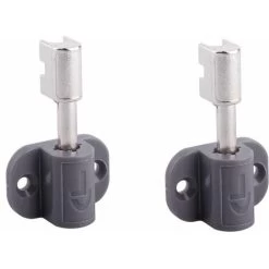 2x Extension De Serrure à Ressort Point De Fermeture Supplémentaire Porte Meuble Universel