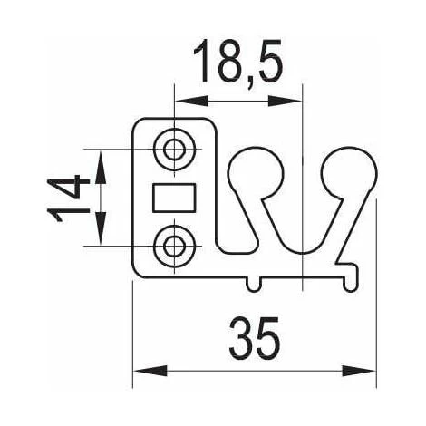 2x Clip Plastique Serrure Espagnolette Meuble Porte Crémone Maintien Position Haute Tige Loquet Cuisine Van Camping Car 2 2x Clip Plastique Serrure Espagnolette Meuble Porte Crémone Maintien Position Haute Tige Loquet Cuisine Van Camping Car – Image 2