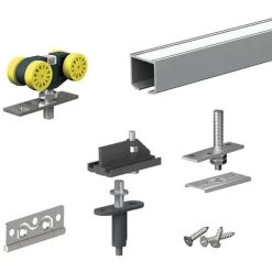 Système Coulissant Pliant SLID'UP 140 Pour Porte De Séparation 2 Panneaux - Rail 1,2 M - 25 Kg