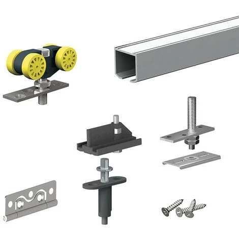 Système Coulissant Pliant SLID'UP 140 Pour Porte De Séparation 2 Panneaux - Rail 1,2 M - 25 Kg 1 Système Coulissant Pliant SLID'UP 140 Pour Porte De Séparation 2 Panneaux - Rail 1,2 M - 25 Kg