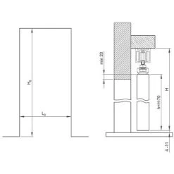 Système Coulissant Slid'UP 160 - Kit Complet Pour Porte Coulissante Simple Jusqu'à 750mm De Largeur Et Jusqu'à 60kg. 9 Système Coulissant Slid'UP 160 - Kit Complet Pour Porte Coulissante Simple Jusqu'à 750mm De Largeur Et Jusqu'à 60kg. -Portes Et Fenêtres Magasin 72216 5