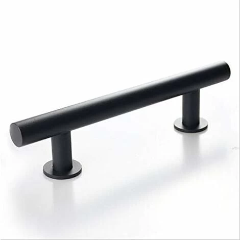 AIDUCHO Poignée De Porte Coulissante En Acier Inoxydable, Poignée De Porte De Grange Coulissante - Poignée Ronde Simple - Noir 4 AIDUCHO Poignée De Porte Coulissante En Acier Inoxydable, Poignée De Porte De Grange Coulissante - Poignée Ronde Simple - Noir – Image 4