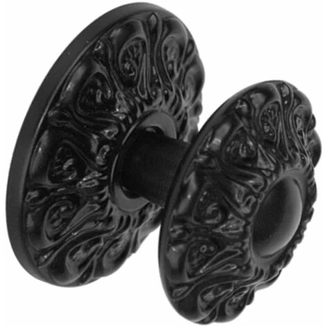 Bouton De Porte Extérieur Poignée Pommeau Marguerite Noir Diamètre 66mm Avec Vis Idéal Maison Gite 1 Bouton De Porte Extérieur Poignée Pommeau Marguerite Noir Diamètre 66mm Avec Vis Idéal Maison Gite