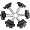 6-Pack M8x25mm Vis De Pouce, étoile En Plastique Moletées Bouton De Serrage à Vis Thumbscrew -Versailles