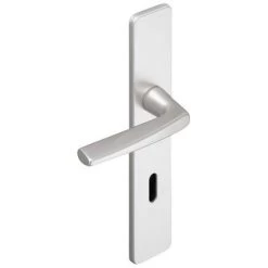 Ensemble De Porte Riviera BEZAULT Entraxe 195 Mm Argent - Clé I - 0072775