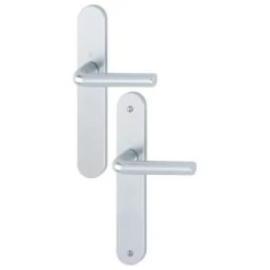 Ensemble ARLES Type Bec De Cane Finition Argent - HOPPE - 596188