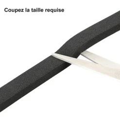 Joint Porte Fenêtre, Joint De Mousse Adhésive Pour Porte D'Entrée, Bande En Néoprène Anti-froid, 2 Rouleaux 12mm(l) X6mm(H) X6m(L), Noir Et Jaune (chacun 3m) -Portes Et Fenêtres Magasin 78386258 4