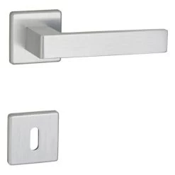 THIRARD - Paire De Béquilles Zibel Pour Porte, Carré 7mm, Chromé Satiné -Portes Et Fenêtres Magasin 79067697 3