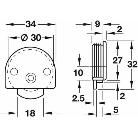 4x Chariot Pour Portes Coulissantes Linéaires à Enfoncer Ø34mm Plastique Gris Galet Armoire Placard Dressing Garniture Guidage Coulisse Rail 2 4x Chariot Pour Portes Coulissantes Linéaires à Enfoncer Ø34mm Plastique Gris Galet Armoire Placard Dressing Garniture Guidage Coulisse Rail – Image 2