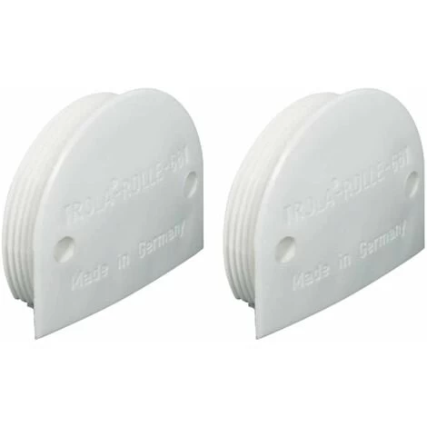 2x Chariot Pour Portes Coulissantes Linéaires à Enfoncer Ø35mm Avec Axe Renforcé Et Galet Convexe Plastique Blanc Galet Armoire Placard Dressing Garniture Coulisse Rail 1 2x Chariot Pour Portes Coulissantes Linéaires à Enfoncer Ø35mm Avec Axe Renforcé Et Galet Convexe Plastique Blanc Galet Armoire Placard Dressing Garniture Coulisse Rail