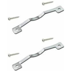 2x Frein Porte Coulissante Micra C Ferrure Pour Armoire Montage Rail Inférieur Ou Supérieur à Visser Butée Arrêt Amortisseur Fermeture Dressing Chambre Entrée Maison