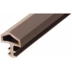 Joint D'isolation Pour Portes Intérieures Feuillure 10mm Hauteur 5,5mm Calfeutrage Rainure Garniture Isolant Protection Rénovation Etanchéité Economie Profil Thermique Flexible Souple, PVC Marron Fonc