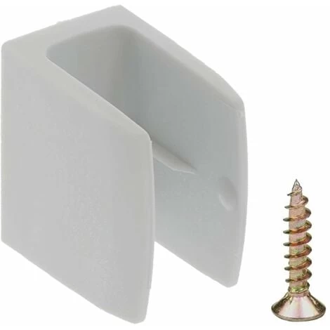 2x Clip Bloqueur De Manivelle Volet Roulant Gris Support Guide Manette Plastique 15mm - 18mm Universel Fenêtre Mur à Visser 3 2x Clip Bloqueur De Manivelle Volet Roulant Gris Support Guide Manette Plastique 15mm - 18mm Universel Fenêtre Mur à Visser – Image 3