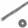 Joint Brosse Non Adhésif Gris Coulissant Bande Anti Poussière Recouvrant Les Trous De Montage Fenêtre Porte Coulissantes Rail Etanchéité Meuble Placard Isolation Verre Vitre, 4,8mm X 4mm X 10m