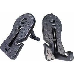 2pcs Seuil De Porte De Voiture, Marchepied De Porte De Véhicule Pliable Avec Marteau De Sécurité