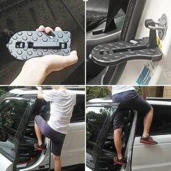 2pcs Seuil De Porte De Voiture, Marchepied De Porte De Véhicule Pliable Avec Marteau De Sécurité -Portes Et Fenêtres Magasin 83864863 3