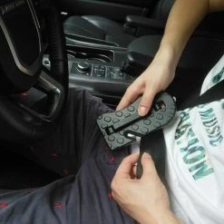 2pcs Seuil De Porte De Voiture, Marchepied De Porte De Véhicule Pliable Avec Marteau De Sécurité -Portes Et Fenêtres Magasin 83864863 5