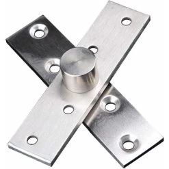 Charnières De Porte 4 Pièces Charnières Pivotantes, Charnières De Porte En Acier Inoxydable, Charnières Rotatives à 360 Degrés 75 X 17 Mm Argent, Pour Porte, Fenêtre, Placard -Portes Et Fenêtres Magasin 85347461 3