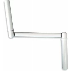 Poignée De Manivelle, Blanc, Diamètre 12 Mm, Volet Roulant