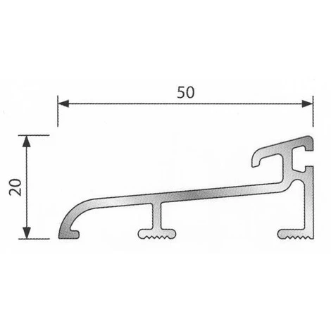 Joint D'étanchéité Noir En EDPM DUVAL BILCOCQ - Pour Seuil BILCOCQ MT50 - TPC-J-CR 1 Joint D'étanchéité Noir En EDPM DUVAL BILCOCQ - Pour Seuil BILCOCQ MT50 - TPC-J-CR