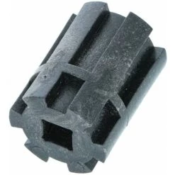 Moyeu D'entraînement Pour Treuil Volet Roulant Crabot Mâle 27mm Sortie Carrée De 8mm D'un Côté Et Ø 12mm De L'autre En Plastique Noir Embout Ouverture Fermeture Fenêtre Store
