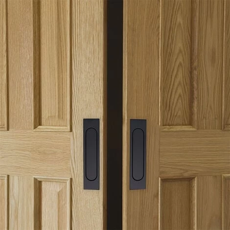 2 Pièces Poignées De Porte Coulissantes Auto-adhésives Poignées Meuble Carrée En Alliage D'Aluminium Sans Perforation Noir 4 2 Pièces Poignées De Porte Coulissantes Auto-adhésives Poignées Meuble Carrée En Alliage D'Aluminium Sans Perforation Noir – Image 4