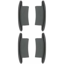 4x Embout Guidage De Lame De Volet Roulant En PVC Noir Coulisse Maintien Treuil Fenêtre Store Ouverture Fermeture Tablier, Pour Lame Alu De 44 X 8mm