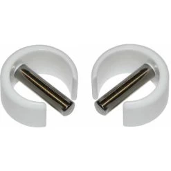 2x Clip De Fixation Avec Goupille Ø 4mm Pour Manivelle Volet Roulant Ø 13mm Extérieur Couleur Blanc Fenêtre Store Ouverture Fermeture Clipsage