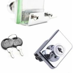 RUIOIU De Porte En Verre,Serrure Vitrine,Verrous De Sécurité à Double Ou Single Ouverture, Pour Porte En Verre De 5-8mm, Clé Séparée Sans Perçage, Alliage De Zinc 8 RUIOIU De Porte En Verre,Serrure Vitrine,Verrous De Sécurité à Double Ou Single Ouverture, Pour Porte En Verre De 5-8mm, Clé Séparée Sans Perçage, Alliage De Zinc -Portes Et Fenêtres Magasin 87204759 4