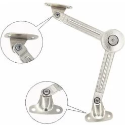 Lot De 2 Compas à Système D’amortissement Pour Abattants De Portes Relevables De Placard De Cuisine -Portes Et Fenêtres Magasin 87951791 3