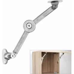 Lot De 2 Compas à Système D’amortissement Pour Abattants De Portes Relevables De Placard De Cuisine -Portes Et Fenêtres Magasin 87951791 4