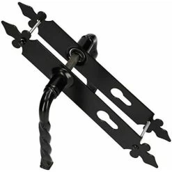 KOTARBAU Poignée De Porte - 90 Mm - PZ - Poignée De Porte - Poignée De Porte - Ensemble De Poignées - Décoratif - Universel - Intérieur - En Fer Forgé