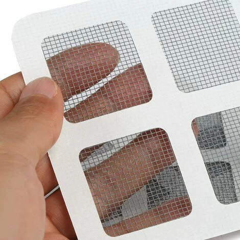 LTDSFHC 20 Pcs Réparation De Bandes Pour Fenêtres, Autocollant De Réparation De Maille D'écran De Porte, Auto-adhésif, Peut être Recadrée, Utilisé Pour Réparer Les Moustiquaires, Gaze (10×10cm) 5 LTDSFHC 20 Pcs Réparation De Bandes Pour Fenêtres, Autocollant De Réparation De Maille D'écran De Porte, Auto-adhésif, Peut être Recadrée, Utilisé Pour Réparer Les Moustiquaires, Gaze (10×10cm) – Image 5