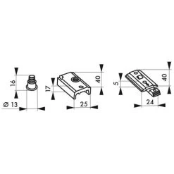 THIRARD - Arrêt De Porte Pour Ferme-porte à Came -Portes Et Fenêtres Magasin 8904857 3