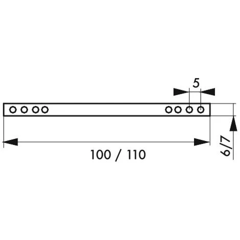 THIRARD - Lot De 2 Carrés Fendus 6x110mm, Accessoire Pour Porte Intérieure 2 THIRARD - Lot De 2 Carrés Fendus 6x110mm, Accessoire Pour Porte Intérieure – Image 2