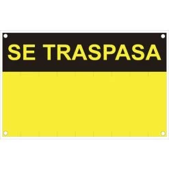Se Traspasa (pvc 0.4mm) 35x45cm