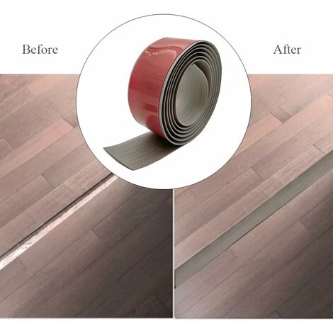 Liquidation totale 100 Cm X 5 Cm Bande De Seuil Profil De Transition Autoadhésif Bande De Recouvrement De Sol En Vinyle, Pour Couvrir Les Carreaux, Les Espaces Entre Les Stratifiés, Grain De Bois Gri 2 Liquidation totale 100 Cm X 5 Cm Bande De Seuil Profil De Transition Autoadhésif Bande De Recouvrement De Sol En Vinyle, Pour Couvrir Les Carreaux, Les Espaces Entre Les Stratifiés, Grain De Bois Gri – Image 2