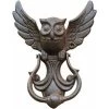 Heurtoir De Porte Hibou, Portes De Maison En Fonte, Poignée De Porte Décorative De Style Ancien Hibou Vintage Pour Votre Jardin/maison En Bois/ferme - Marron