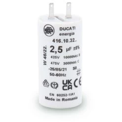 Condensateur DUCATI 2,5 UF Pour Moteur Volet Roulant SOMFY
