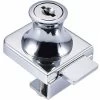 Serrure De Porte En Verre ,Serrure En Acier Chromé,écran En Verre De Verrouillage Pour La Porte En Verre De 5-8mm