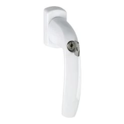 Poignée Oscillo Basc. Ovalfiliz PRODIF à Clé Alu - C7x35mm 2 Vis 5x40 - Blanc - 674886