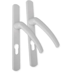 Ensemble Alu Plaque étroite Fondu Ovalfiliz PRODIF - 25 Mm - Clé I - Blanc - 58/70V5x80 C7x115 - 674863