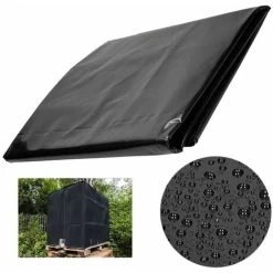 Bâche De Protection IBC Tissu Oxford 210D, Étanche/Poussière Housse De Protection Bâche Couverture Réservoir IBC Pour Cuve 600 L IBC/Grv(120 X 80 X 100 Cm) 6 Bâche De Protection IBC Tissu Oxford 210D, Étanche/Poussière Housse De Protection Bâche Couverture Réservoir IBC Pour Cuve 600 L IBC/Grv(120 X 80 X 100 Cm) -Portes Et Fenêtres Magasin 93939081 3